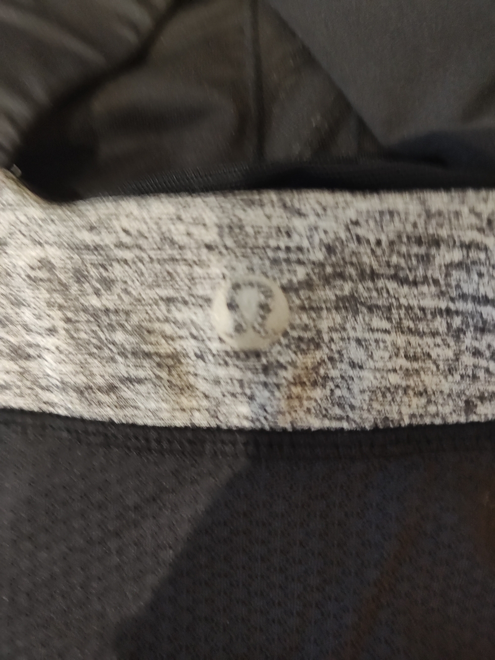 Lululemon Heather Gray Athletic Tank with Black Straps Size 8 - Picture 3 of 4